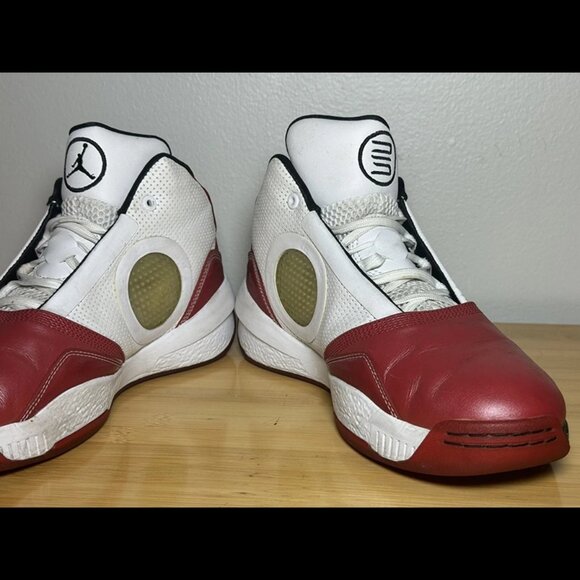 Size 9 - Nike Air Jordan Welcome Home Dwayne Wade Red 387358-101 - Picture 5 of 11